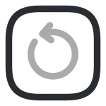 Refresh Left Square SVG Icon